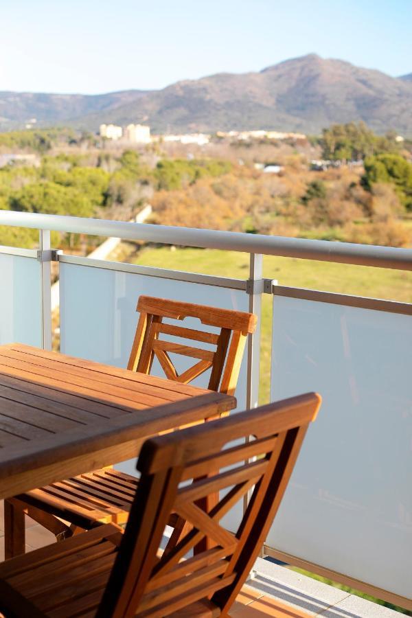 Magnifico Apartamento Cerca De La Playa Con Piscina - Roses Exterior foto